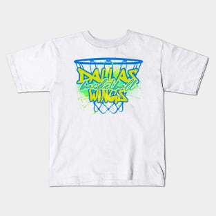 dallas wings basketball Kids T-Shirt